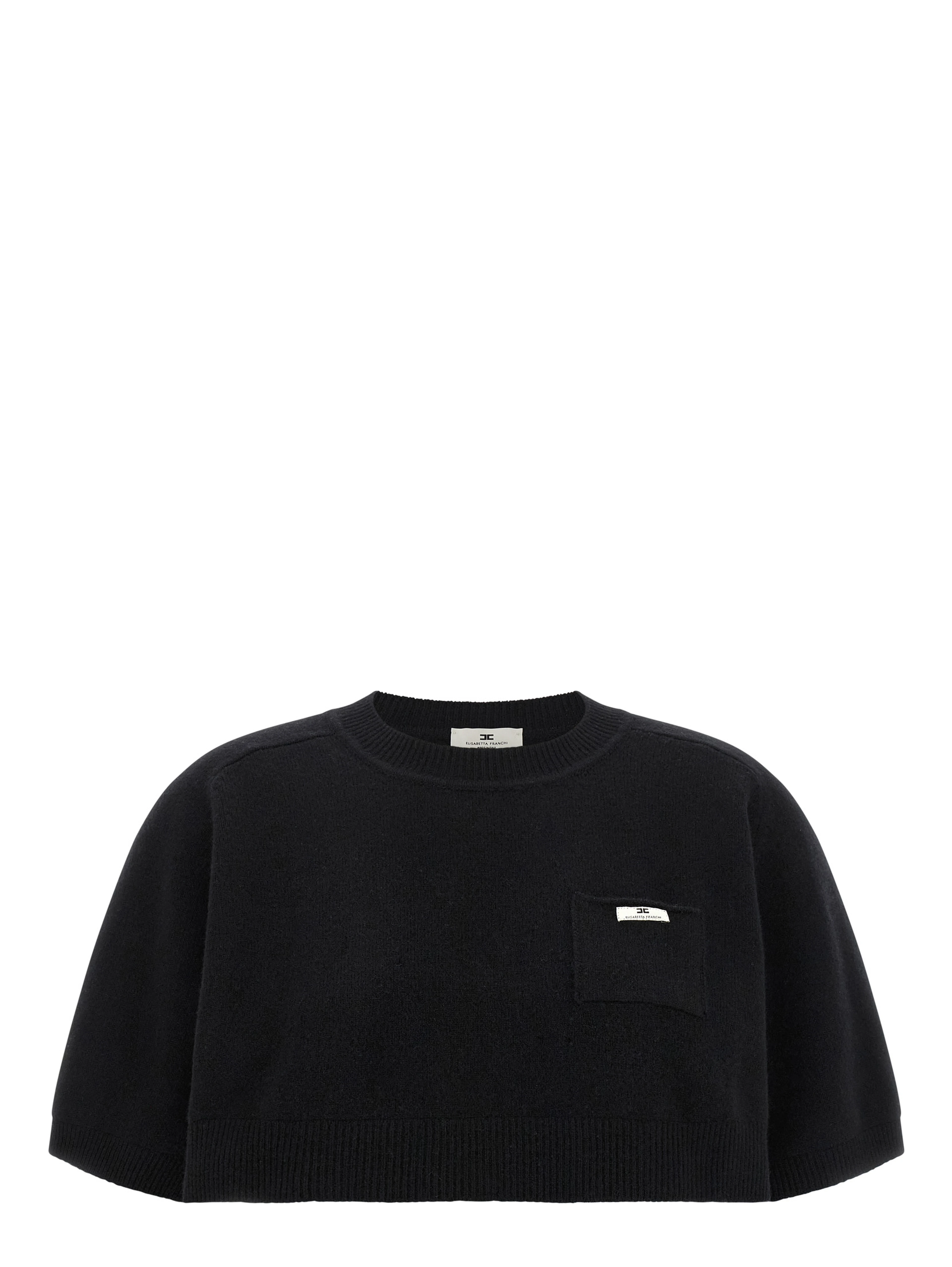 Black Wool Sweatshirt