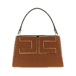 Brown Polyester Handbag