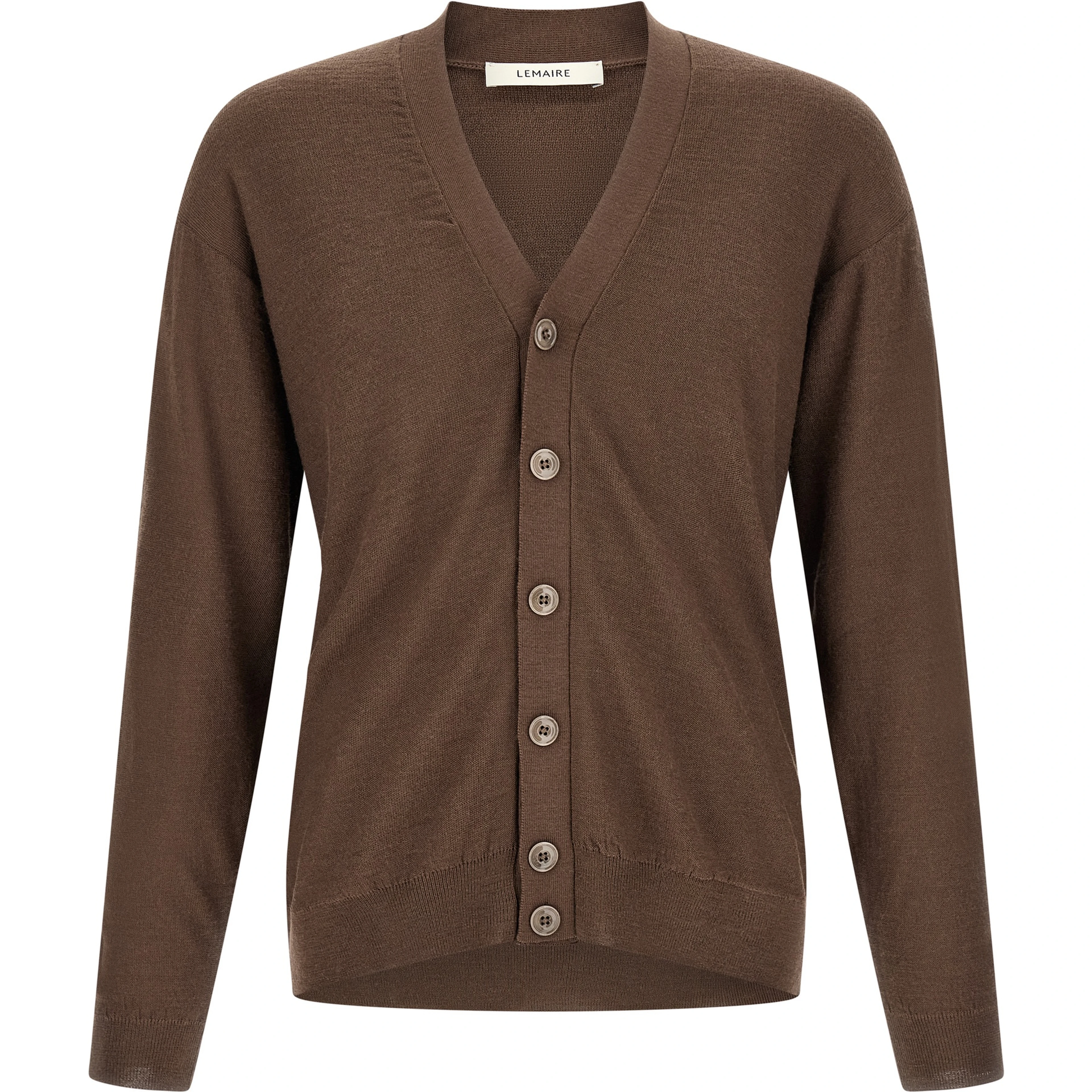 Brown Wool Cardigan