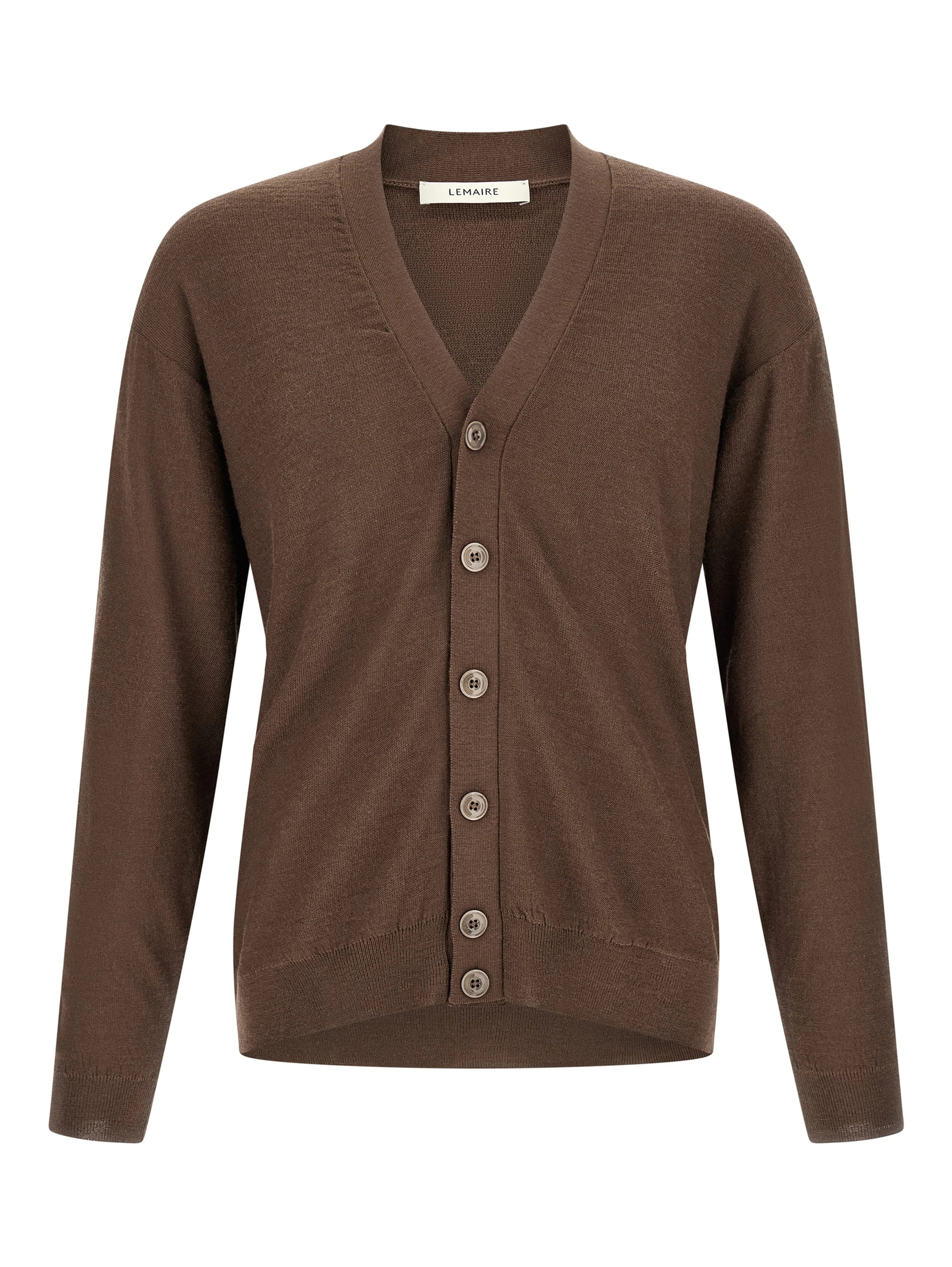 Brown Wool Cardigan