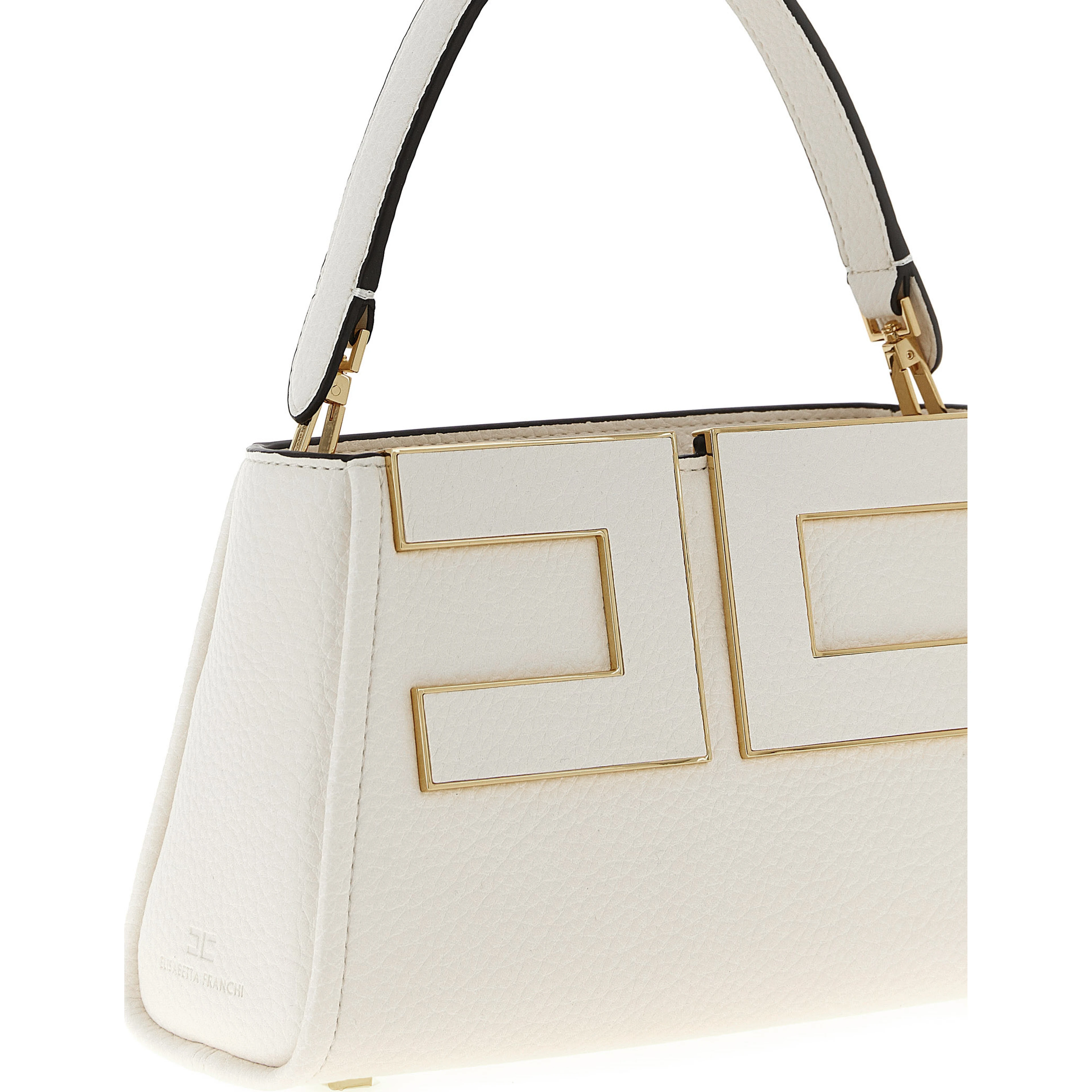 White Polyester Handbag
