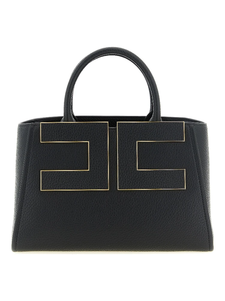 Black Polyester Tote Bag