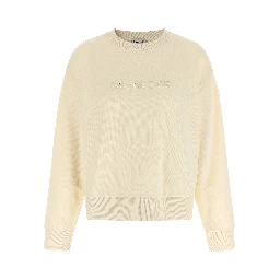 Beige Cotton Sweatshirt