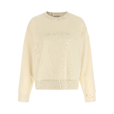 Beige Cotton Sweatshirt
