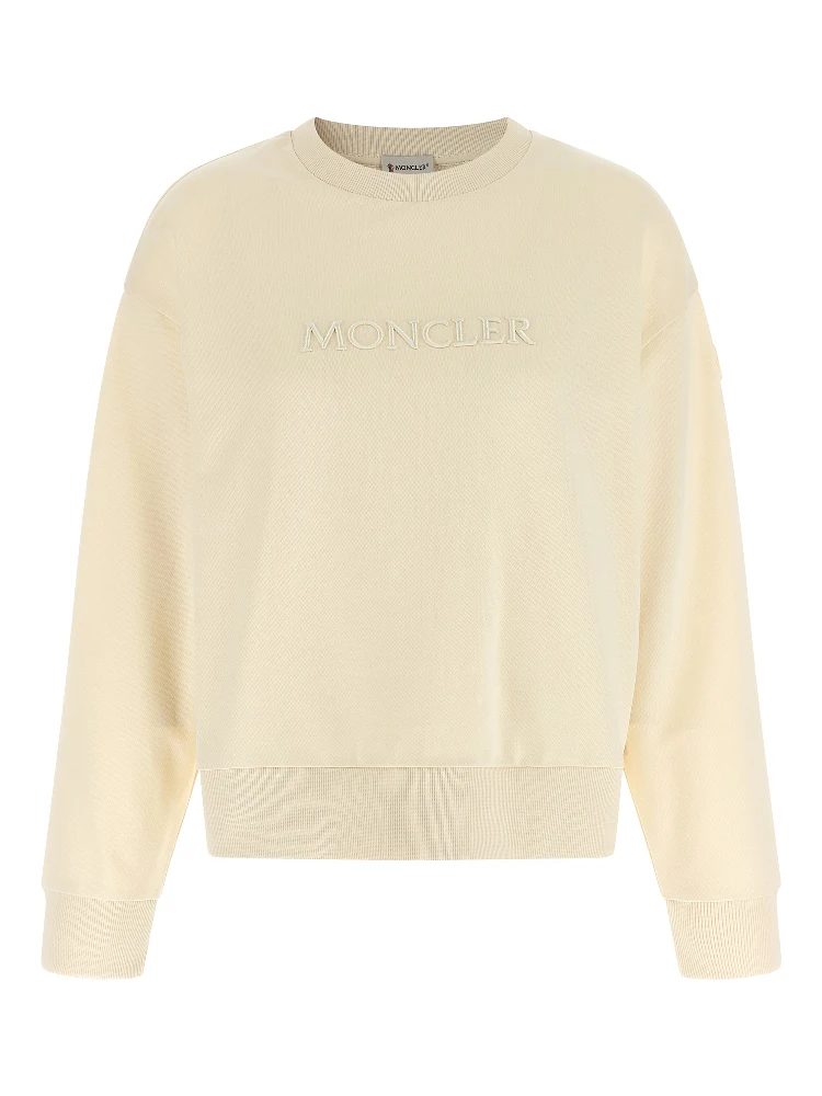 Beige Cotton Sweatshirt