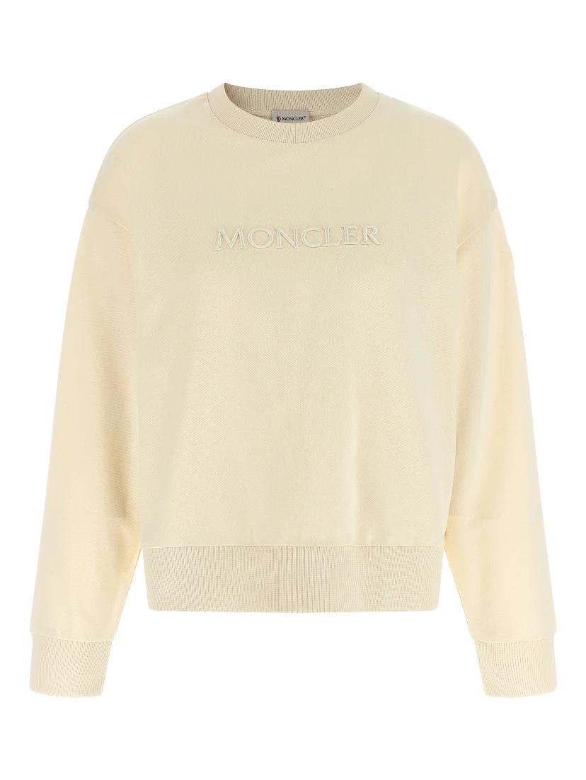Beige Cotton Sweatshirt