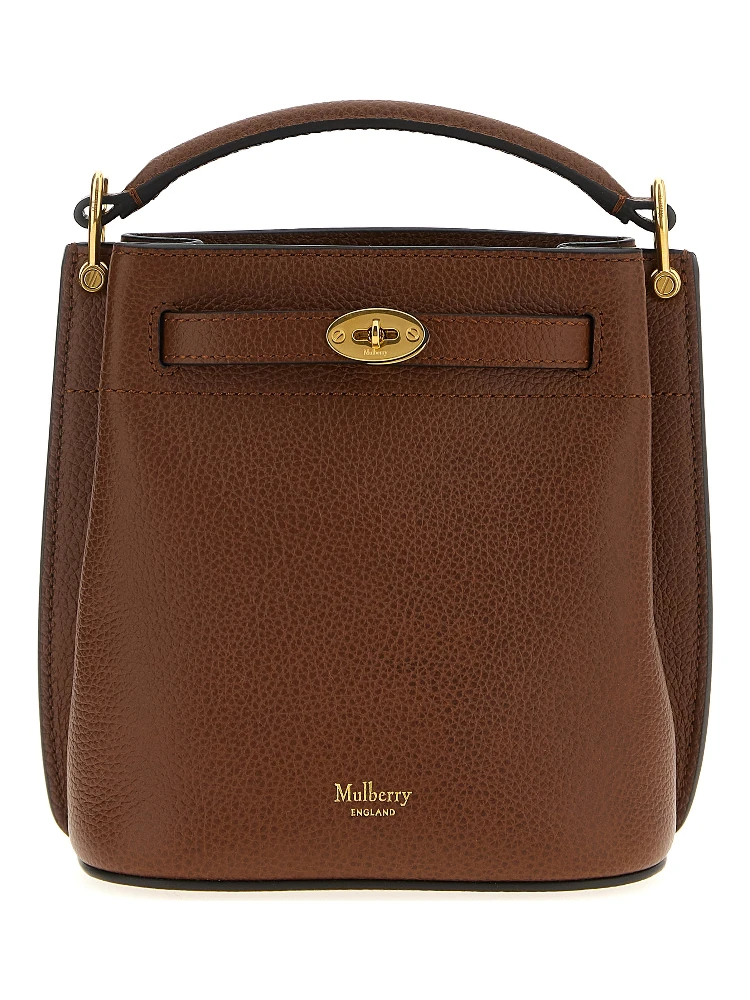 Brown Calfskin Crossbody Bag
