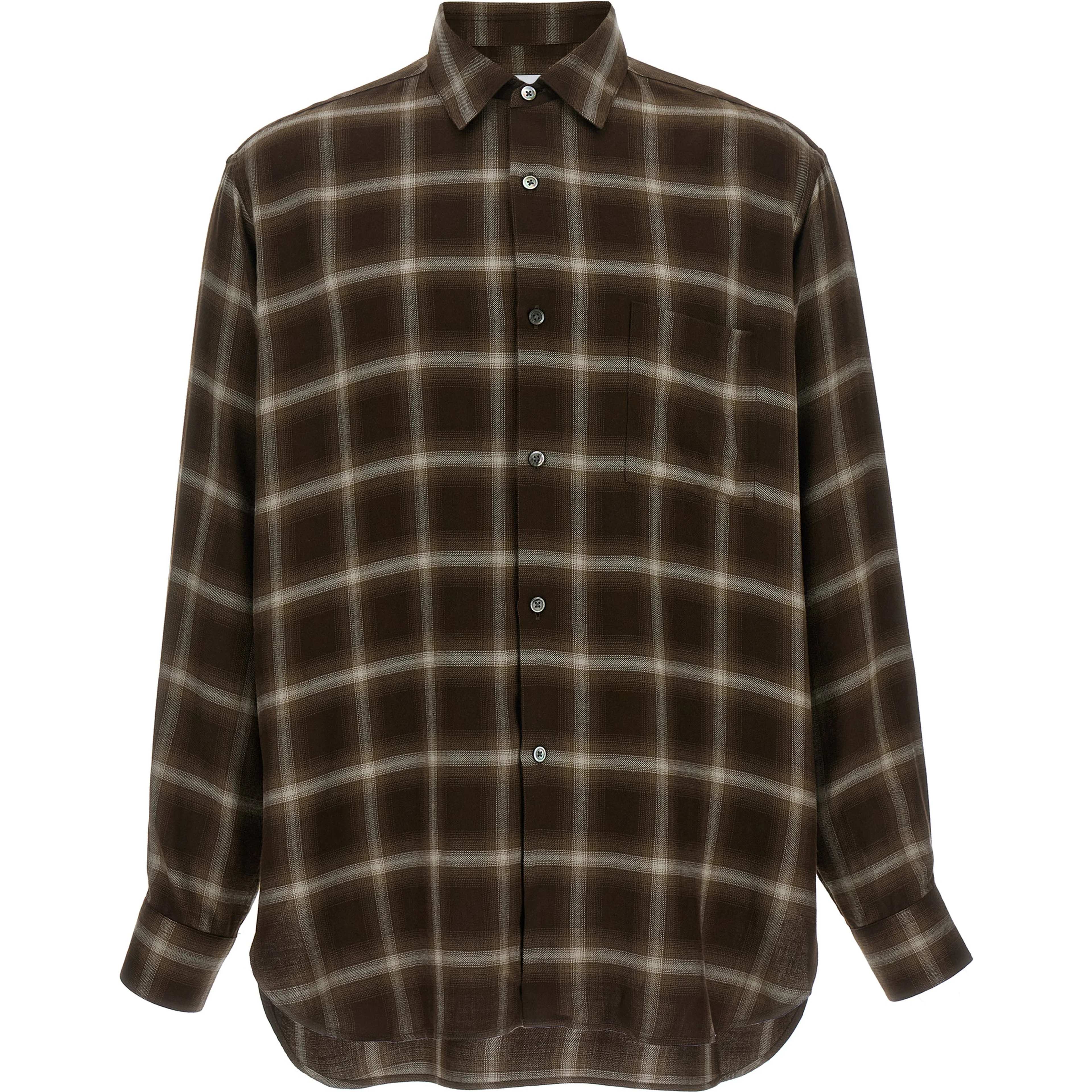 Brown Lyocell Blouse