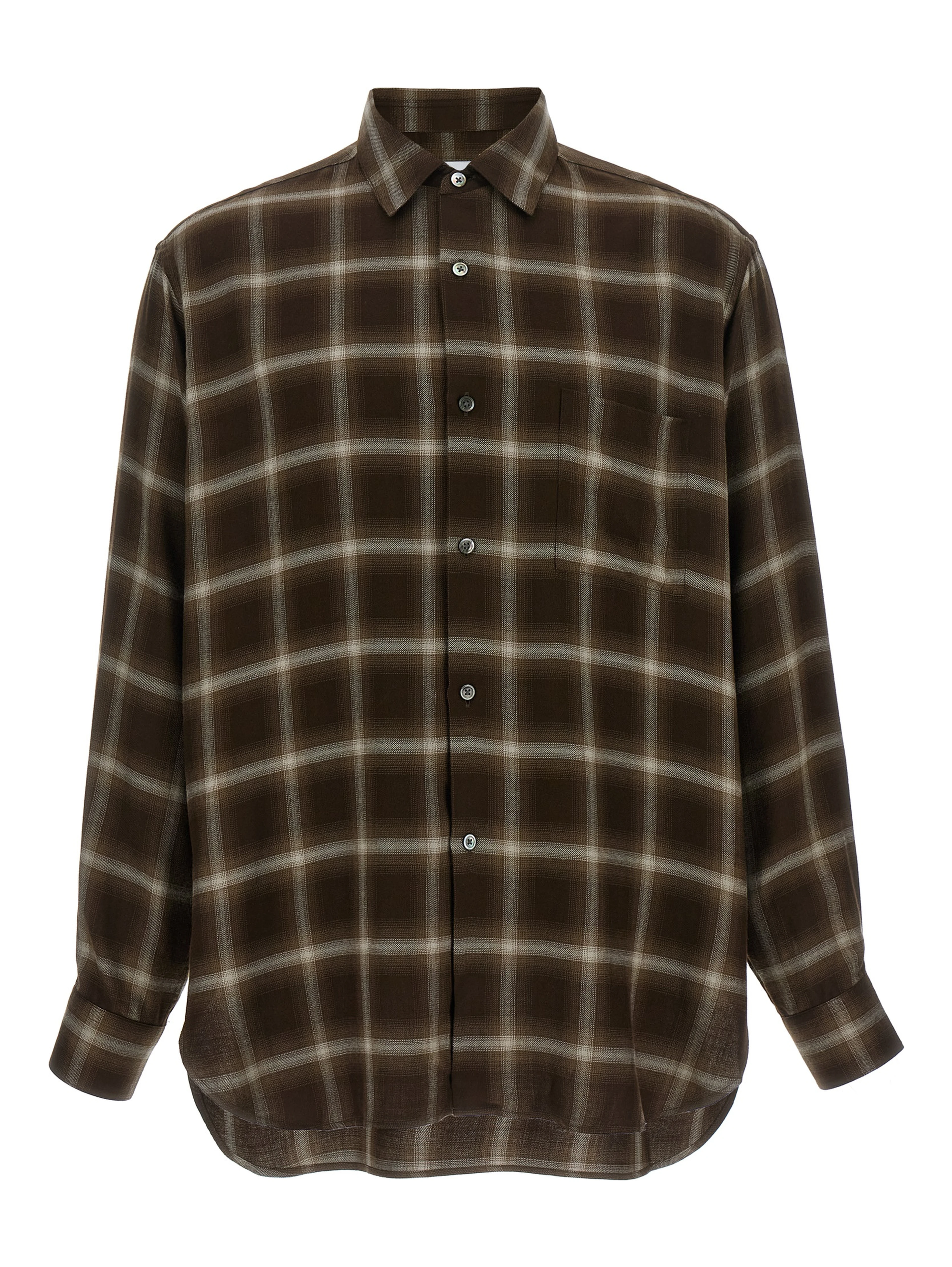 Brown Lyocell Blouse