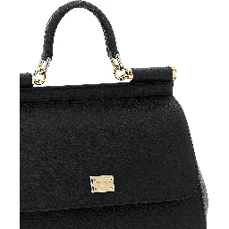 Black Calfskin Handbag