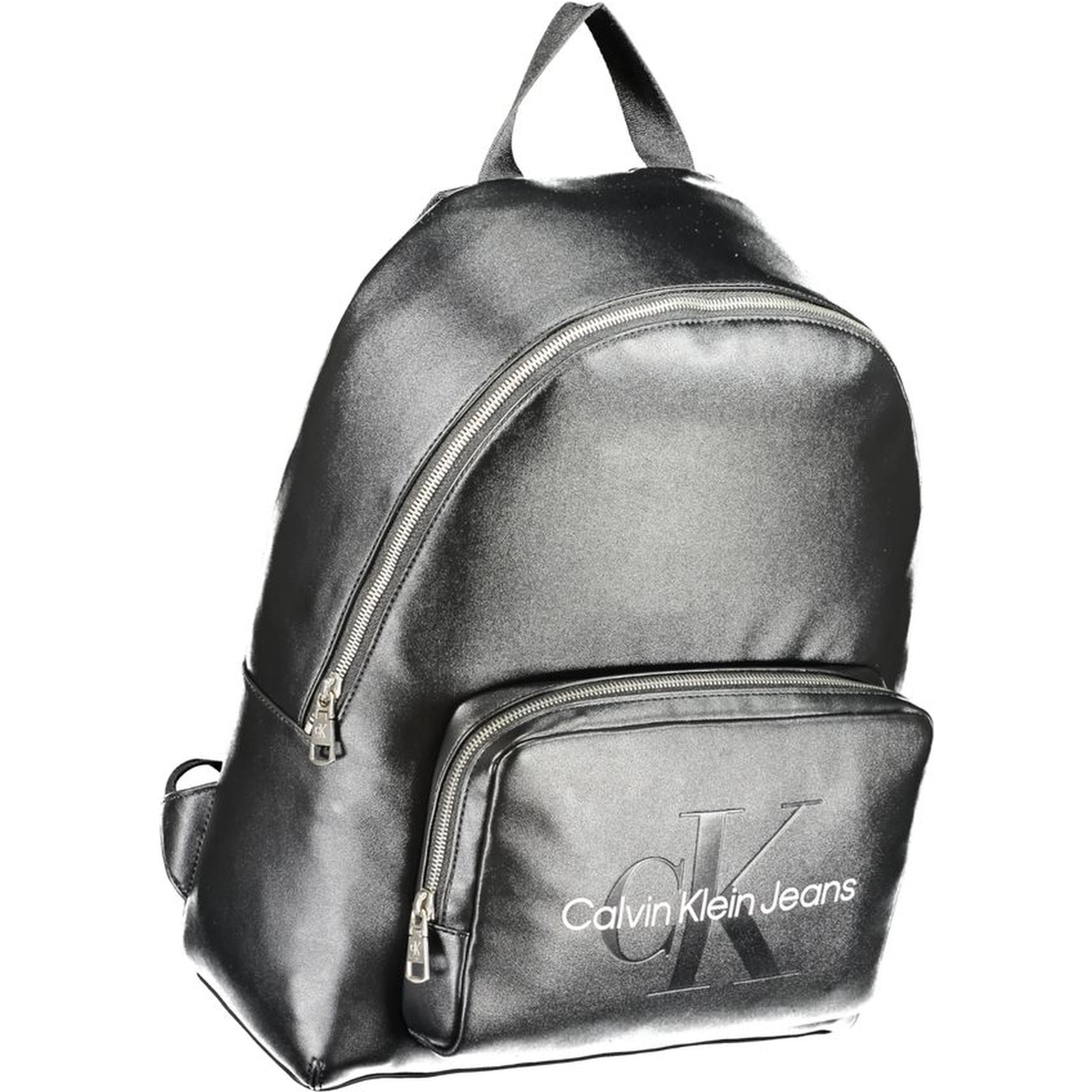 Black Polyester Women's Backpack