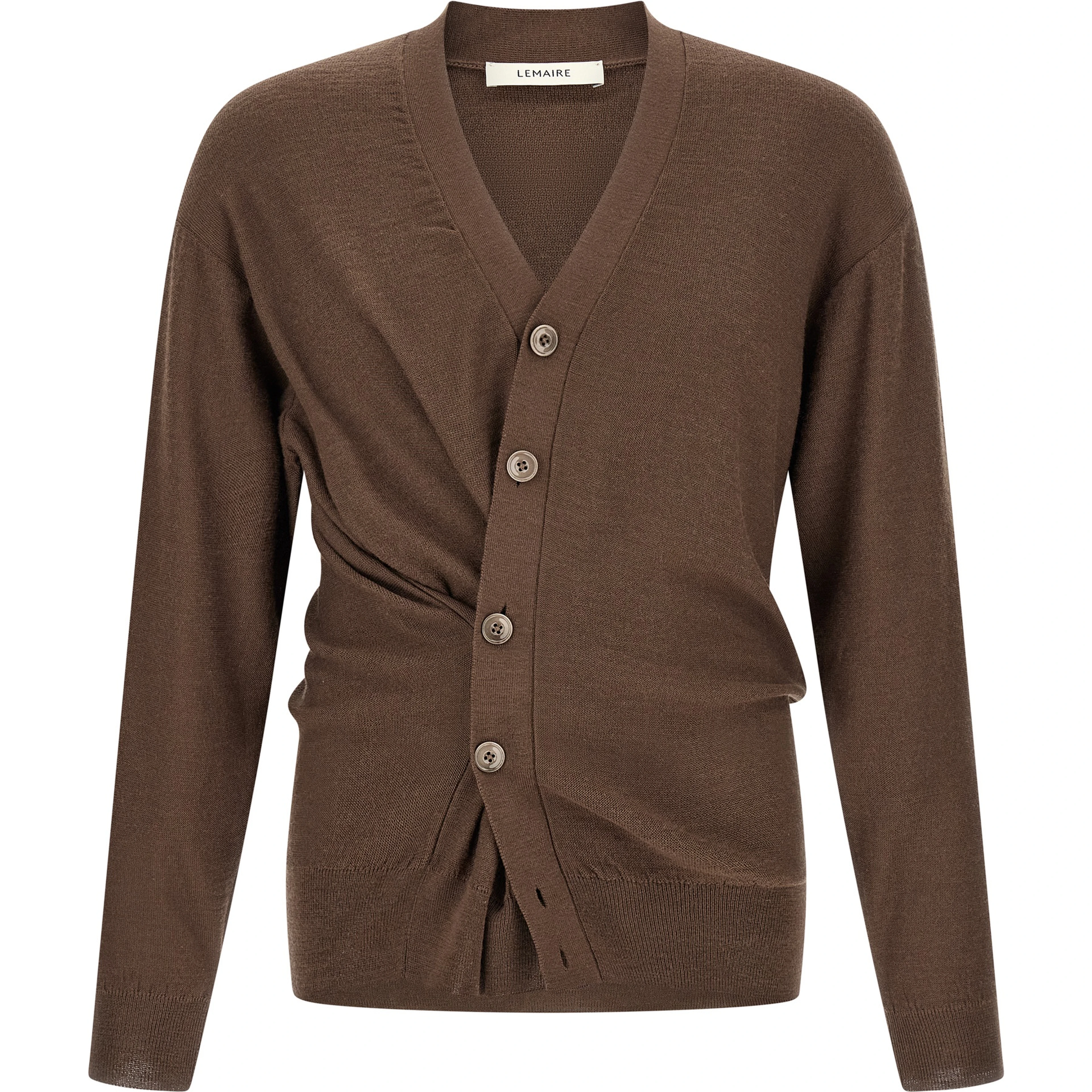 Brown Wool Cardigan