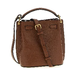 Brown Calfskin Crossbody Bag