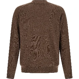 Brown Wool Cardigan
