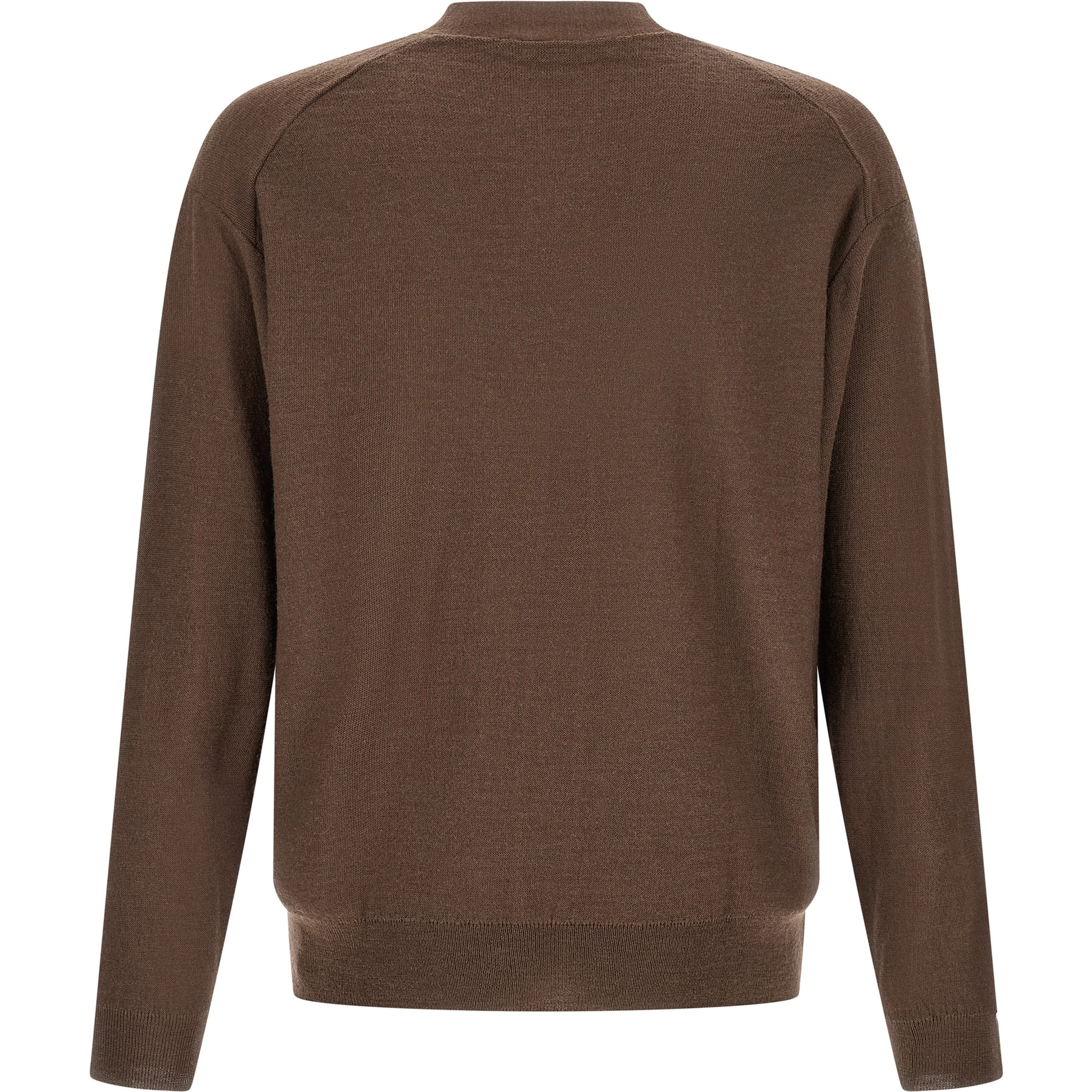 Brown Wool Cardigan