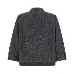 Gray Lyocell Blouse