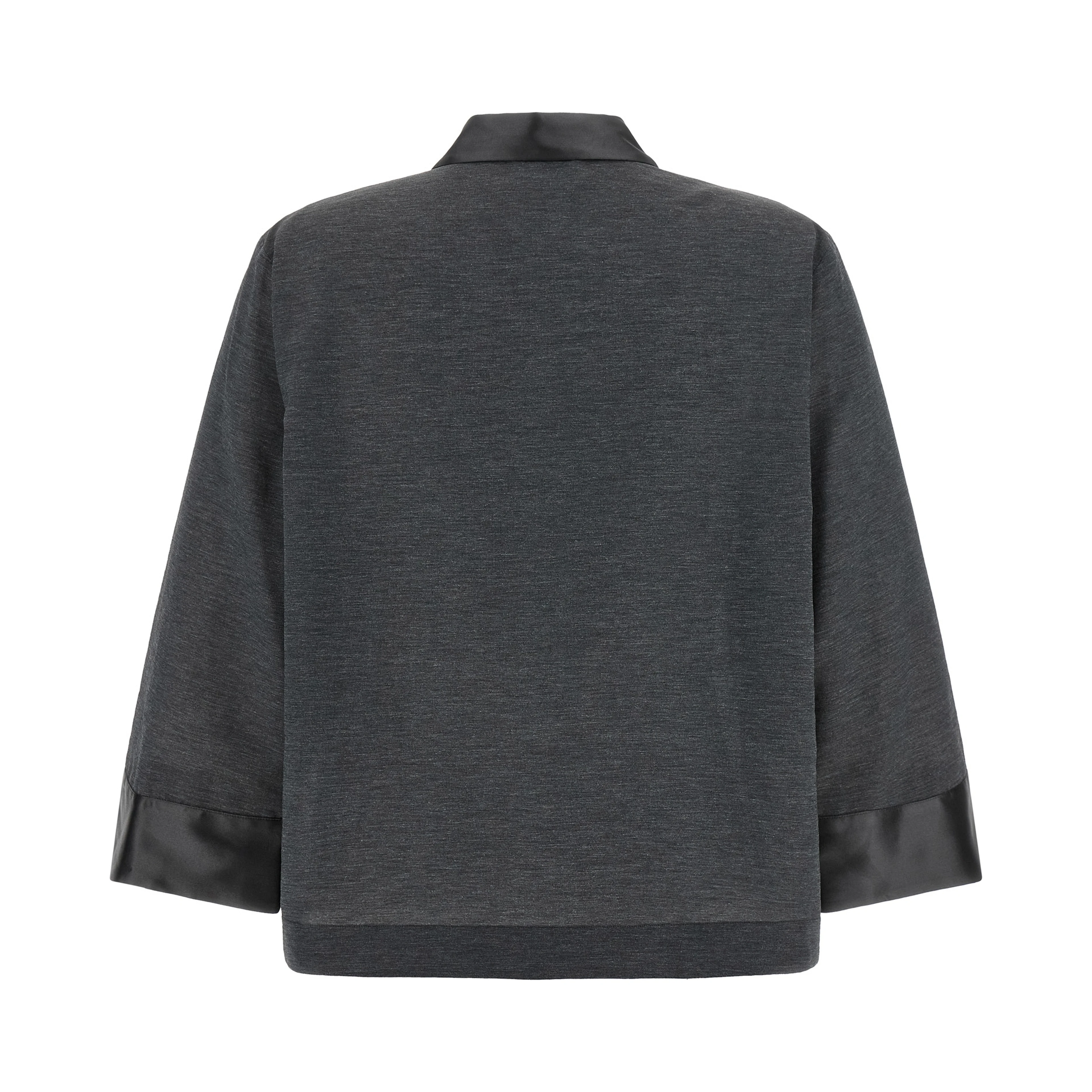 Gray Lyocell Blouse