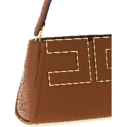 Brown Polyester Handbag