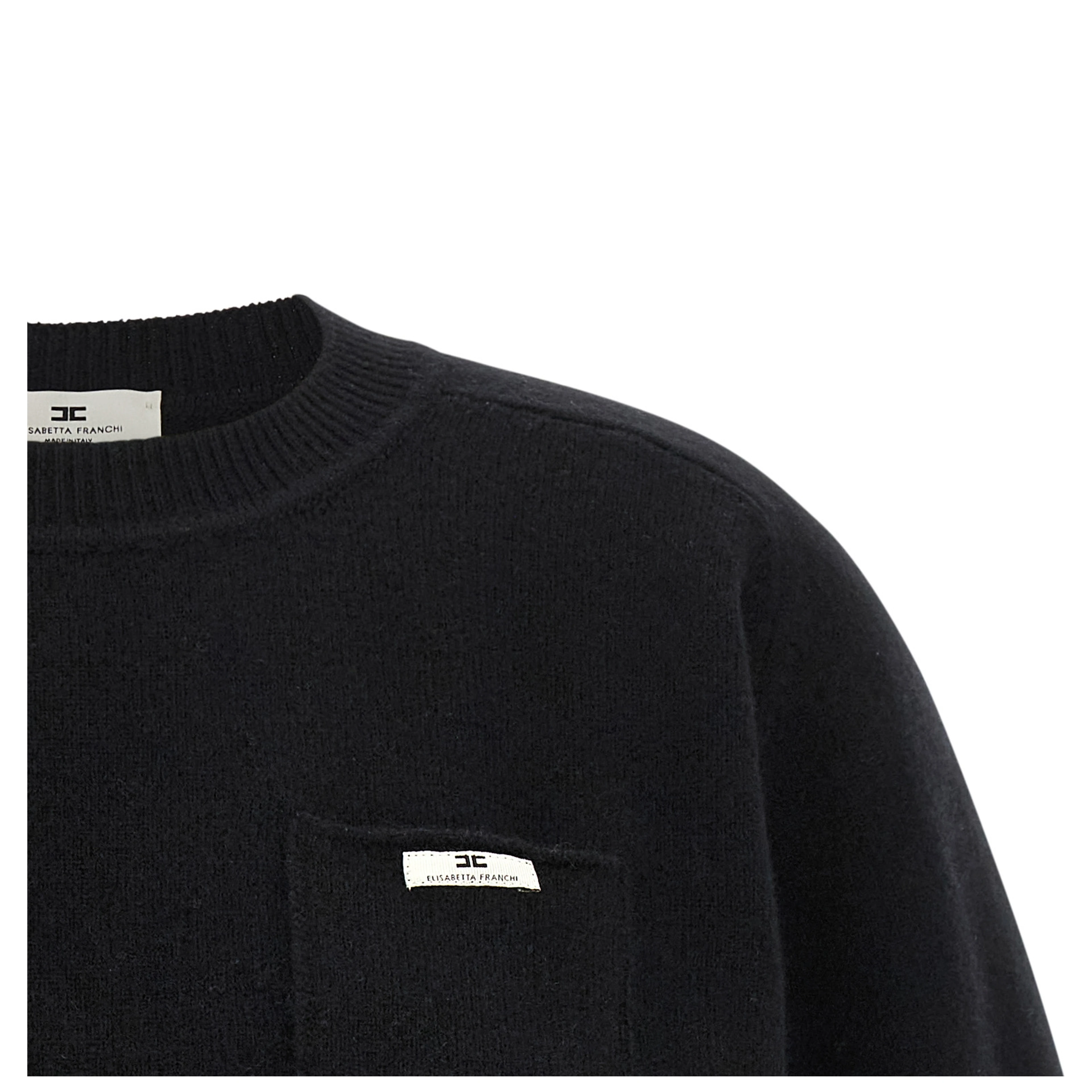 Black Wool Sweatshirt