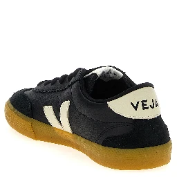 Black Calfskin Low Top Sneakers