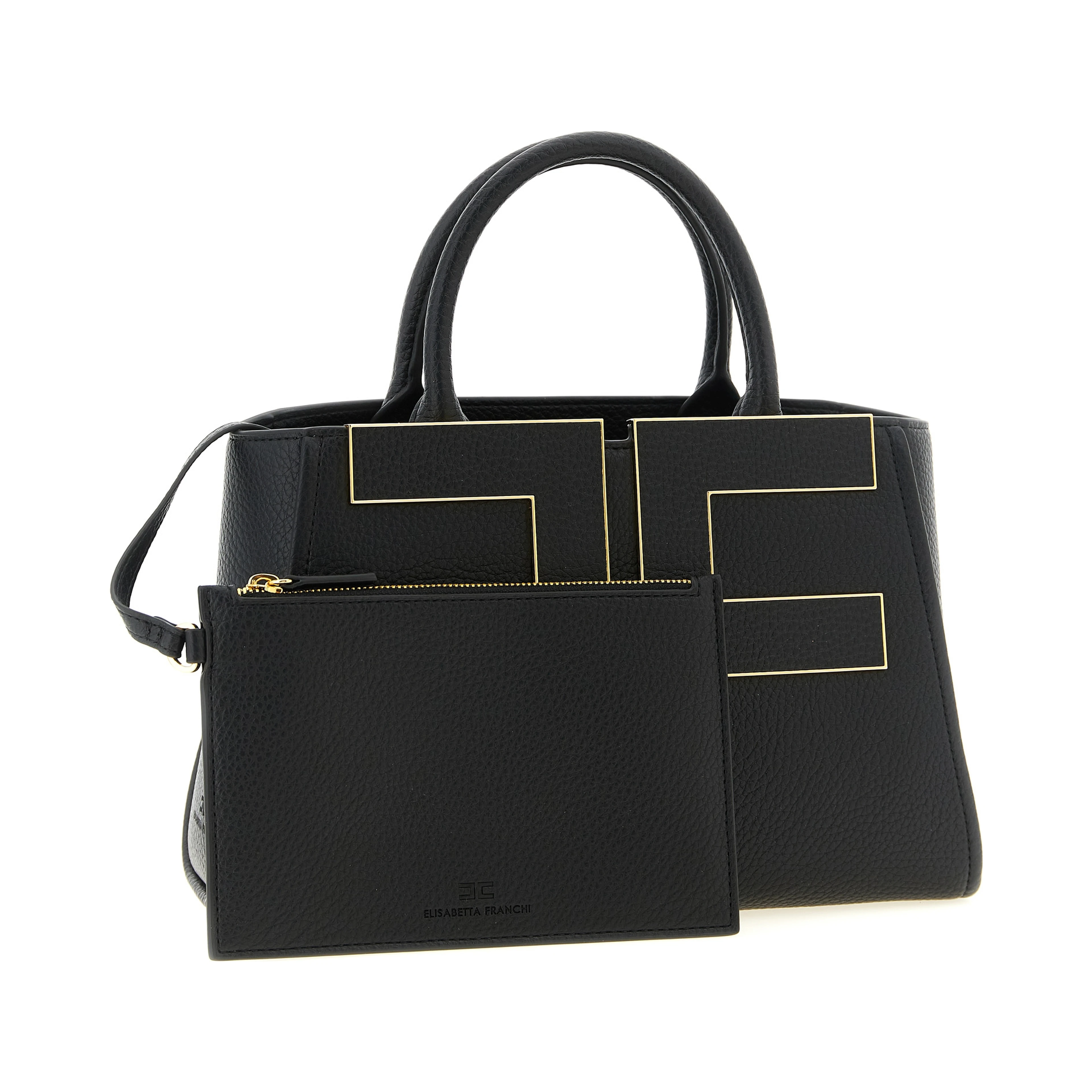 Black Polyester Tote Bag