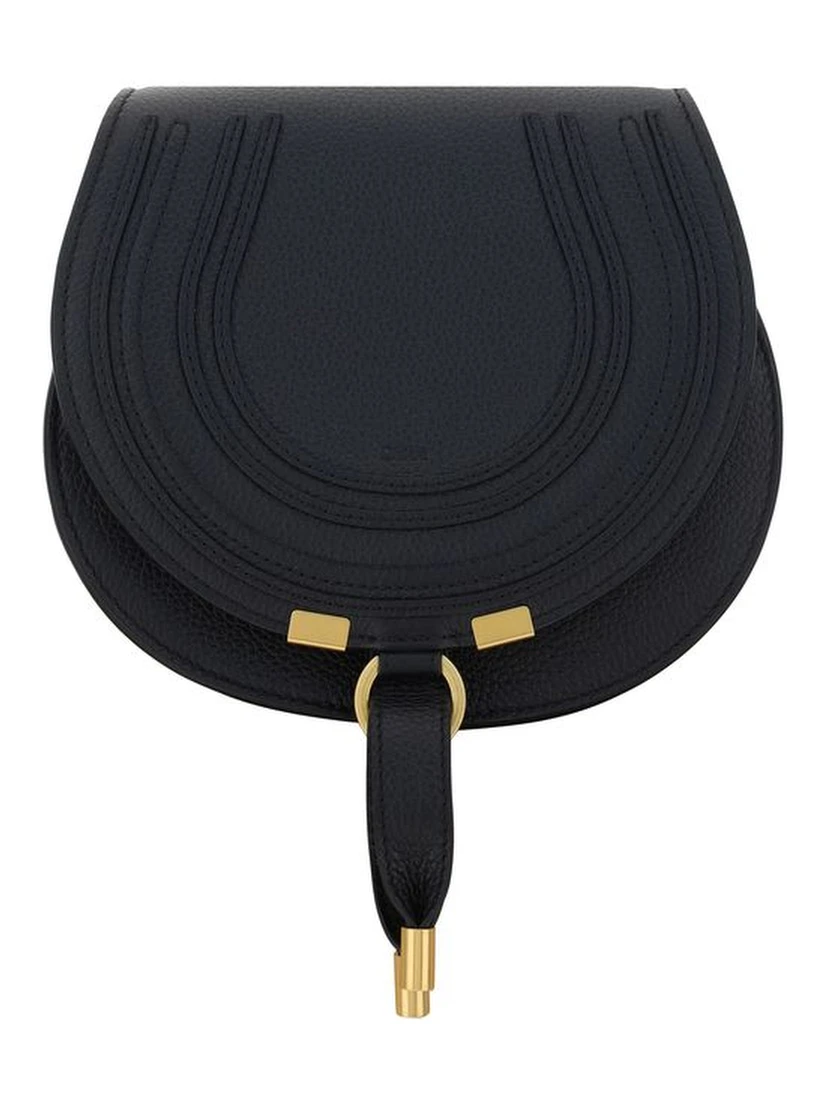 Black Calf Leather Bos Taurus Shoulder Bag