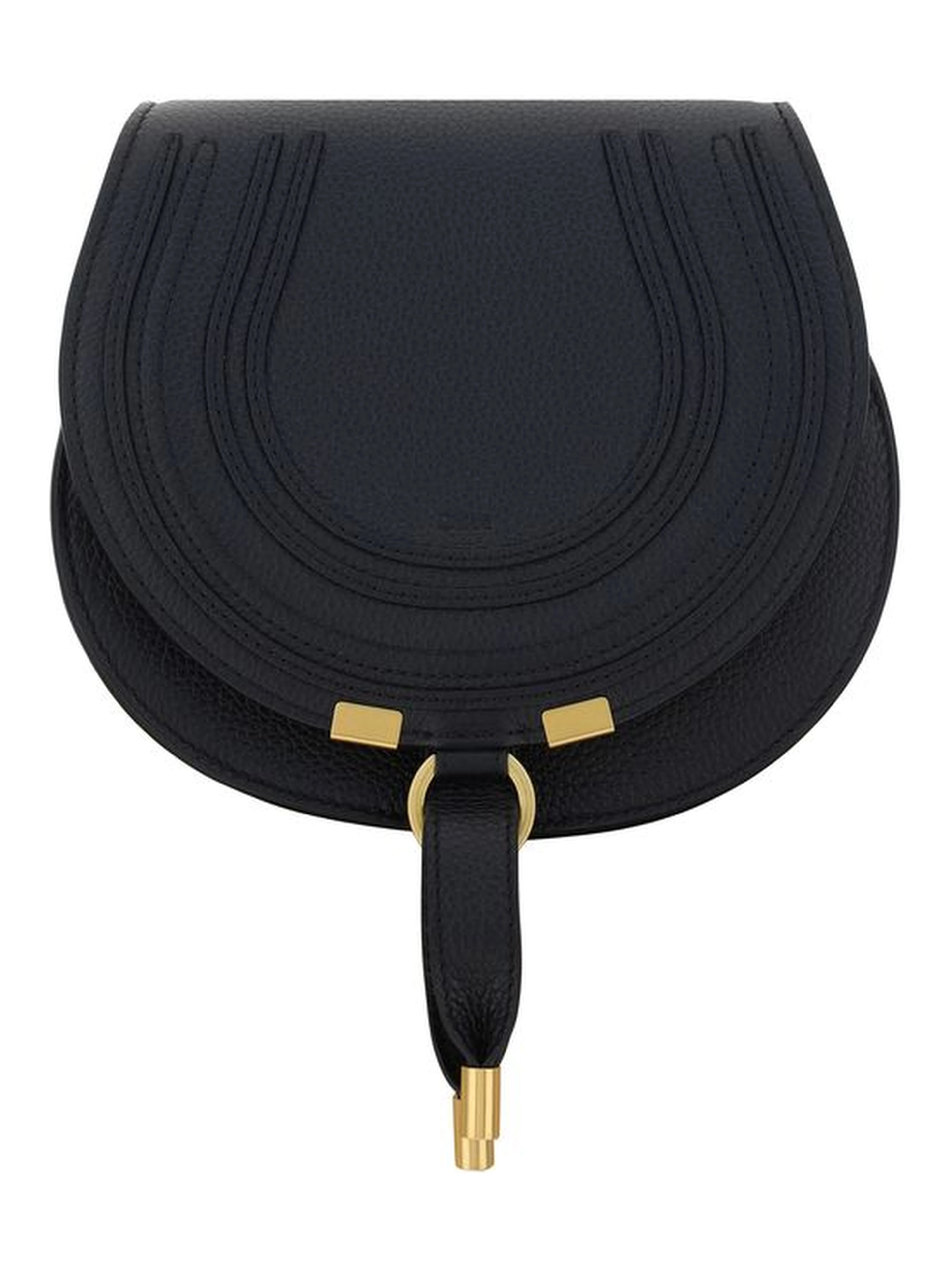 Black Calf Leather Bos Taurus Shoulder Bag