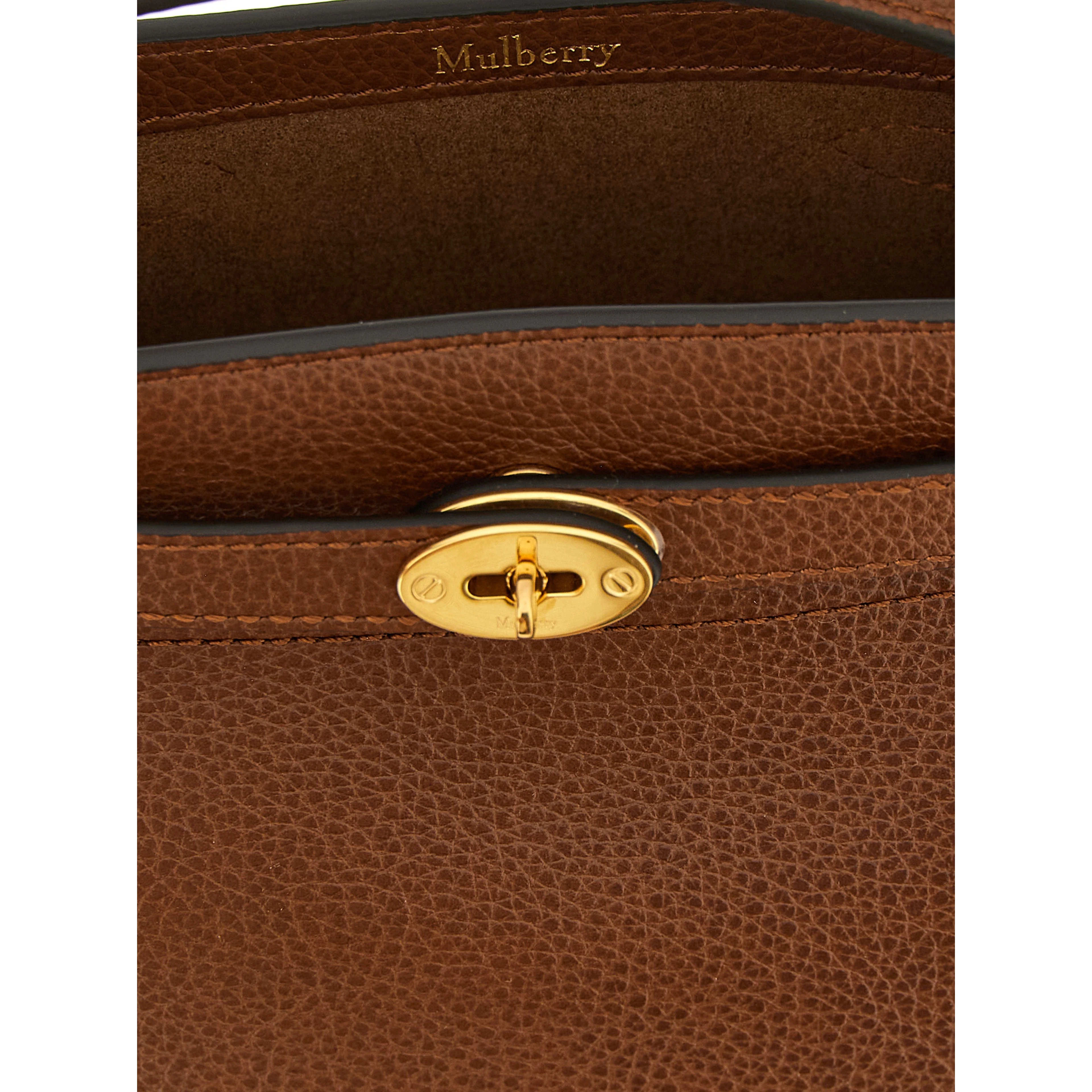 Brown Calfskin Crossbody Bag