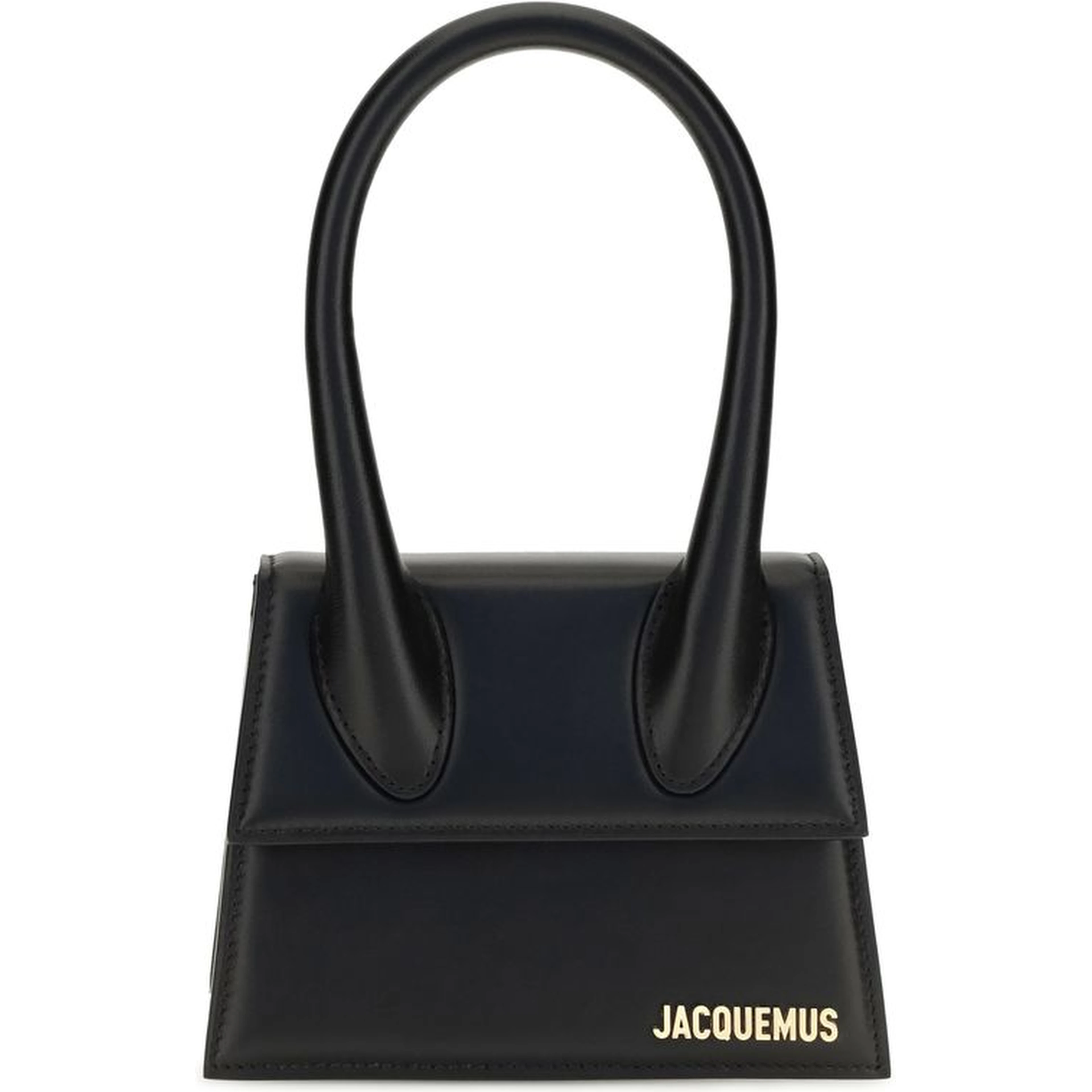 Black Calf Leather Bos Taurus Handbag