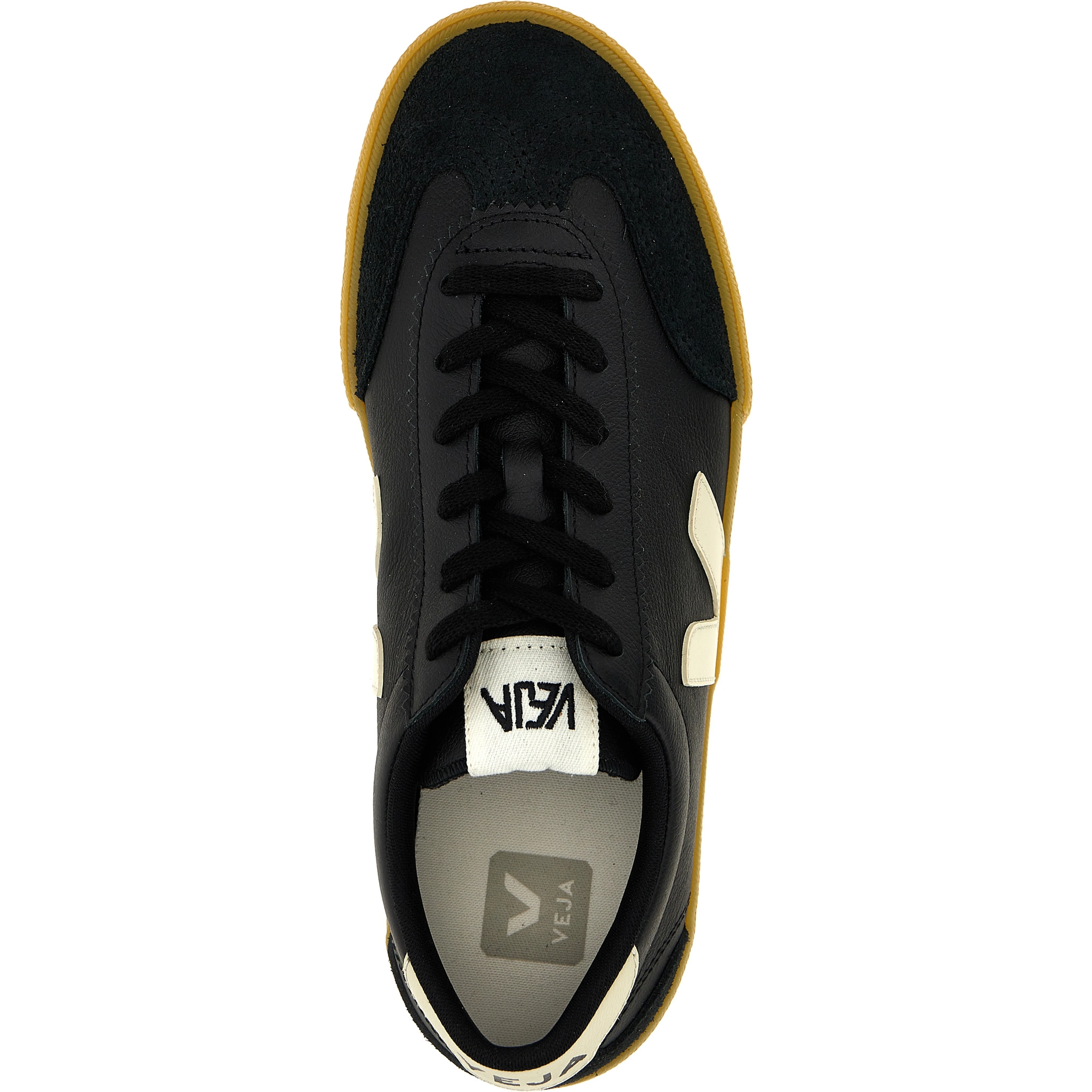 Black Calfskin Low Top Sneakers