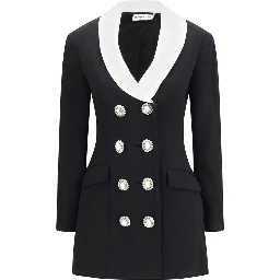 Black Wool Oves Aries Blazer