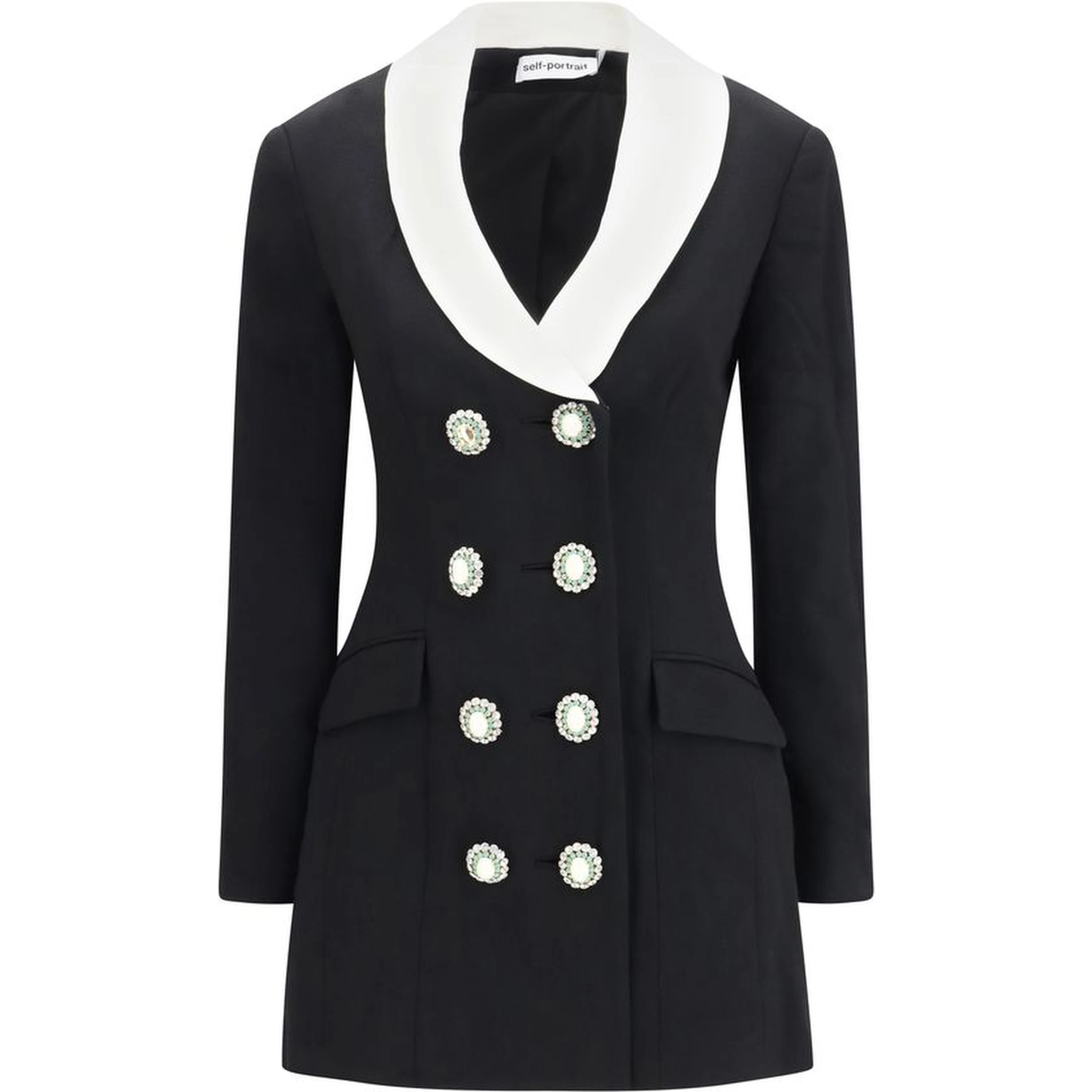 Black Wool Oves Aries Blazer