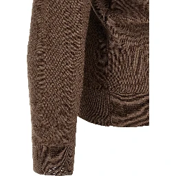 Brown Wool Cardigan