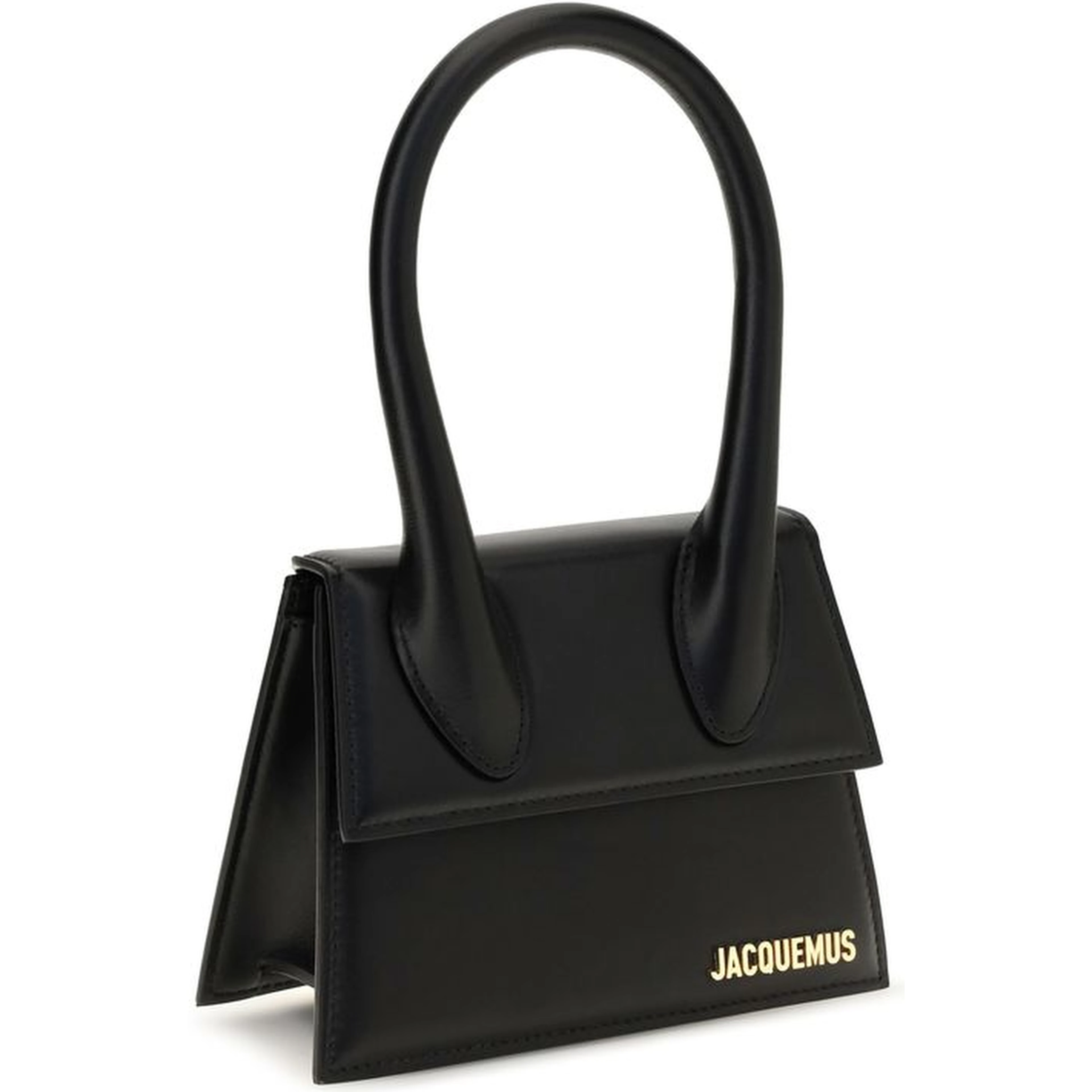 Black Calf Leather Bos Taurus Handbag