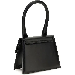 Black Calf Leather Bos Taurus Handbag