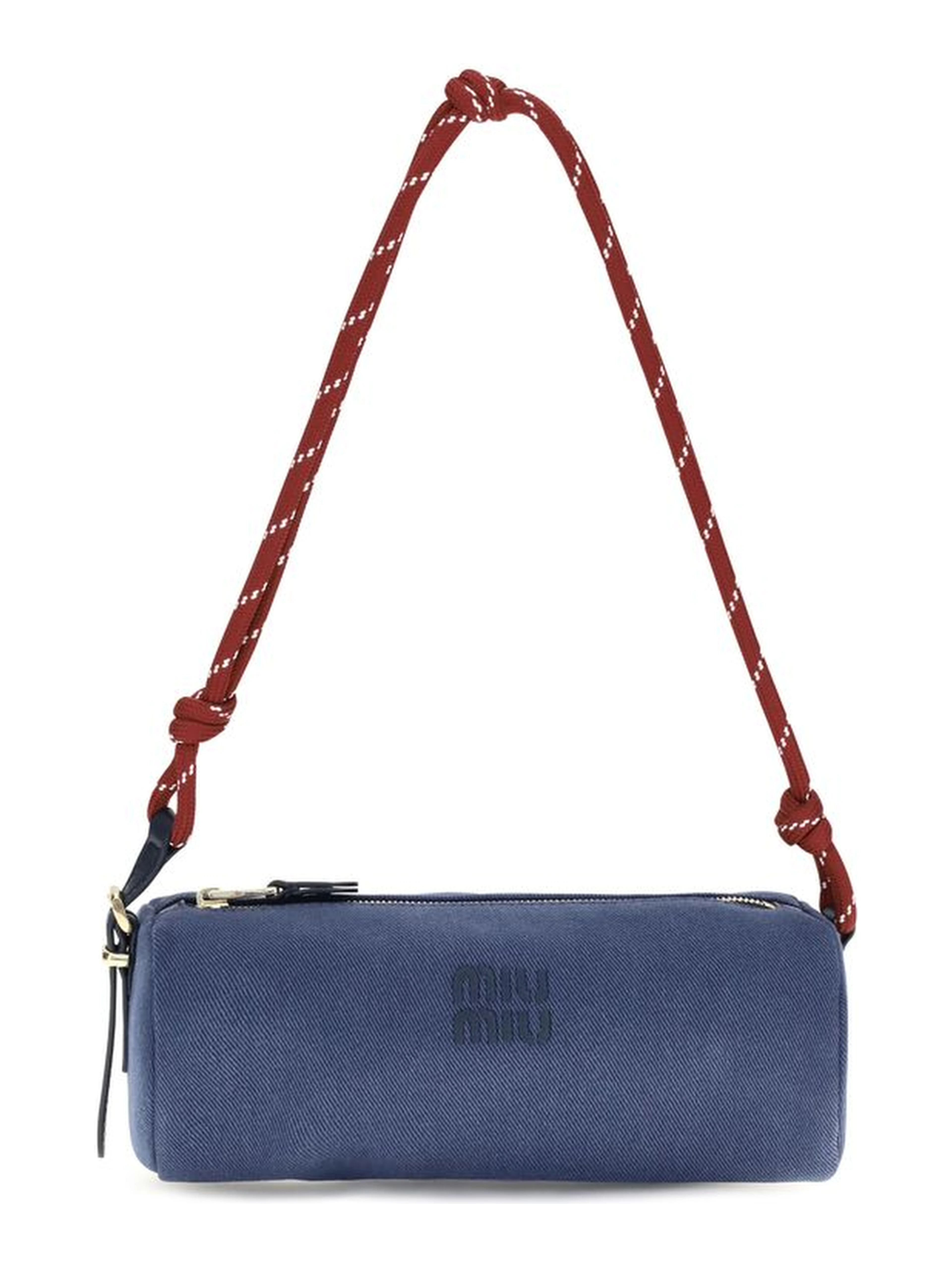 Blue Cotton Shoulder Bag