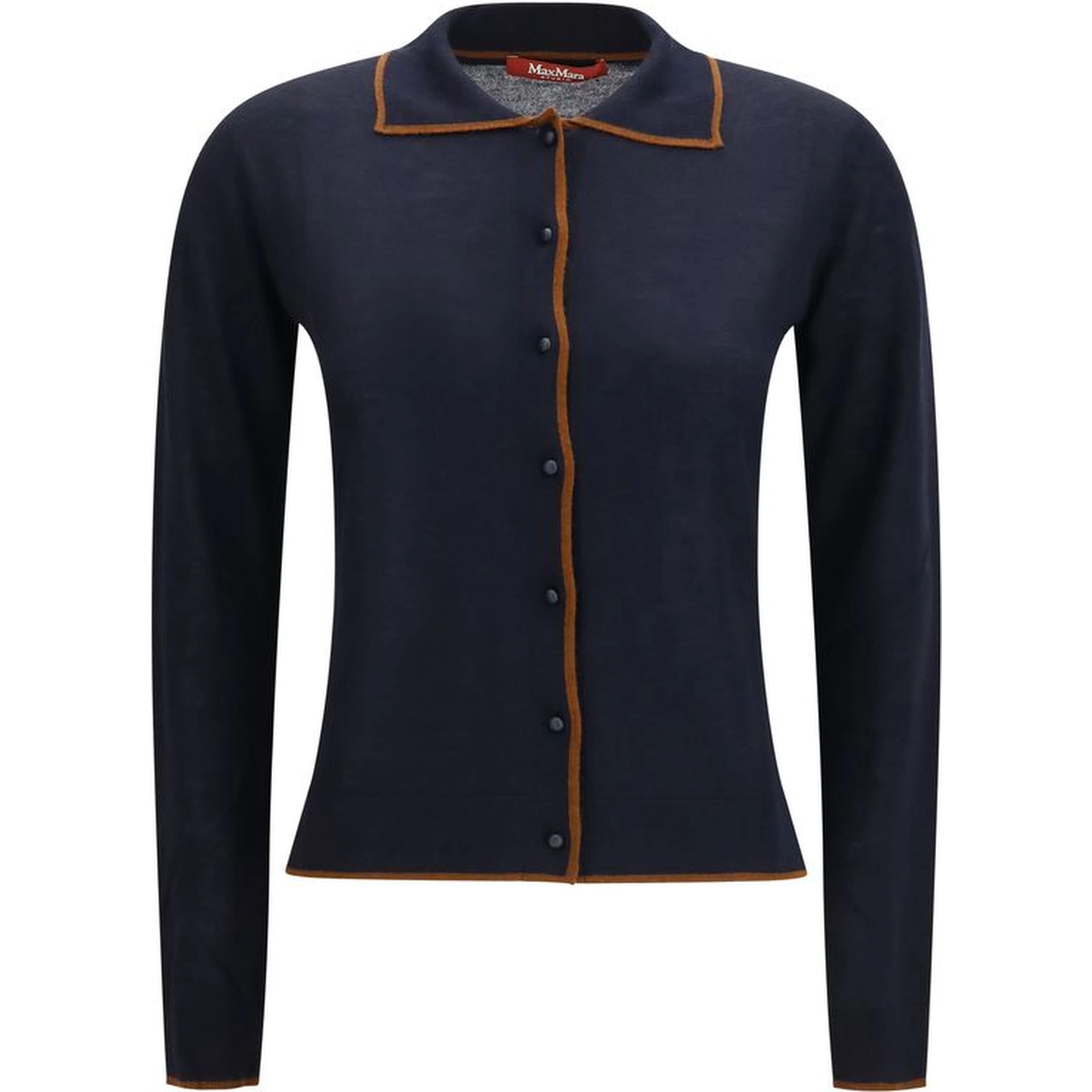 Blue Silk Cardigan