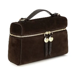 Brown Suede Leather Shoulder Bag