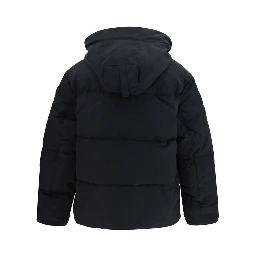 Black Recycled Polyester Parka