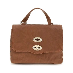 Brown Suede Leather Shoulder Bag