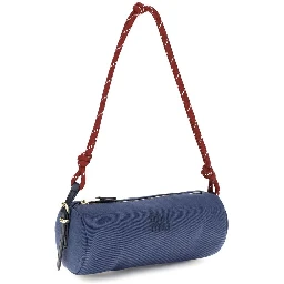 Blue Cotton Shoulder Bag