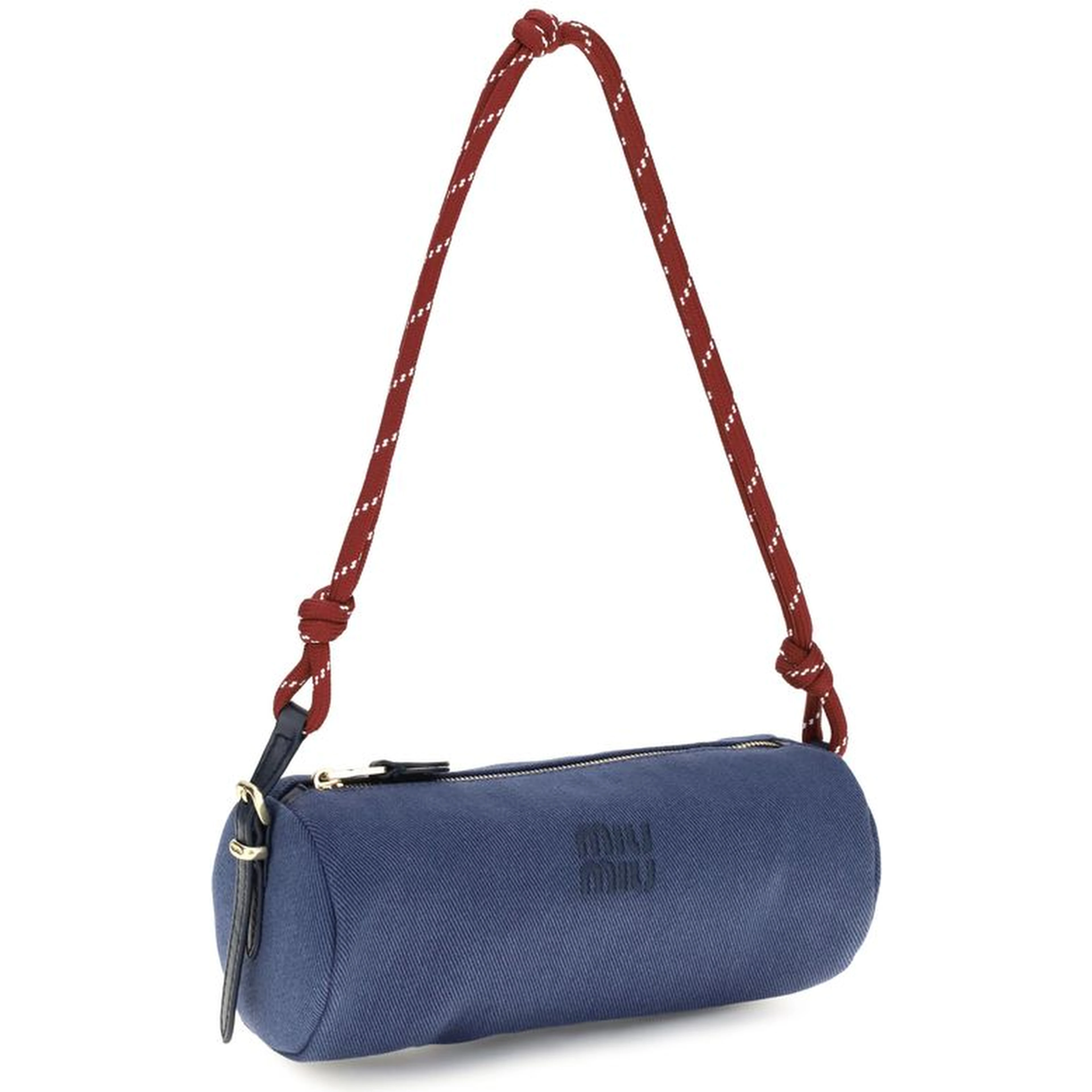 Blue Cotton Shoulder Bag