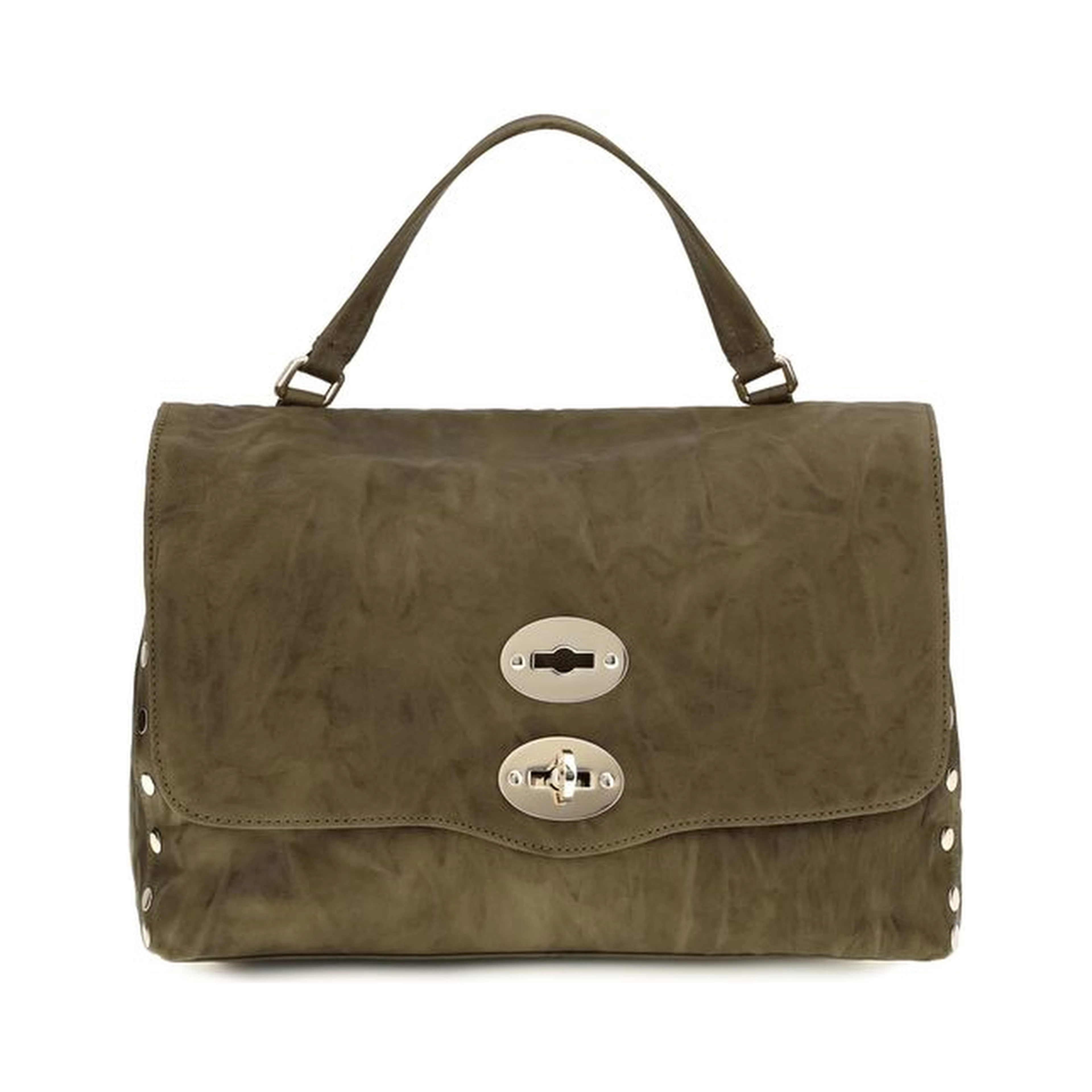 Brown Suede Leather Shoulder Bag