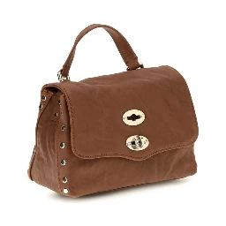 Brown Suede Leather Shoulder Bag