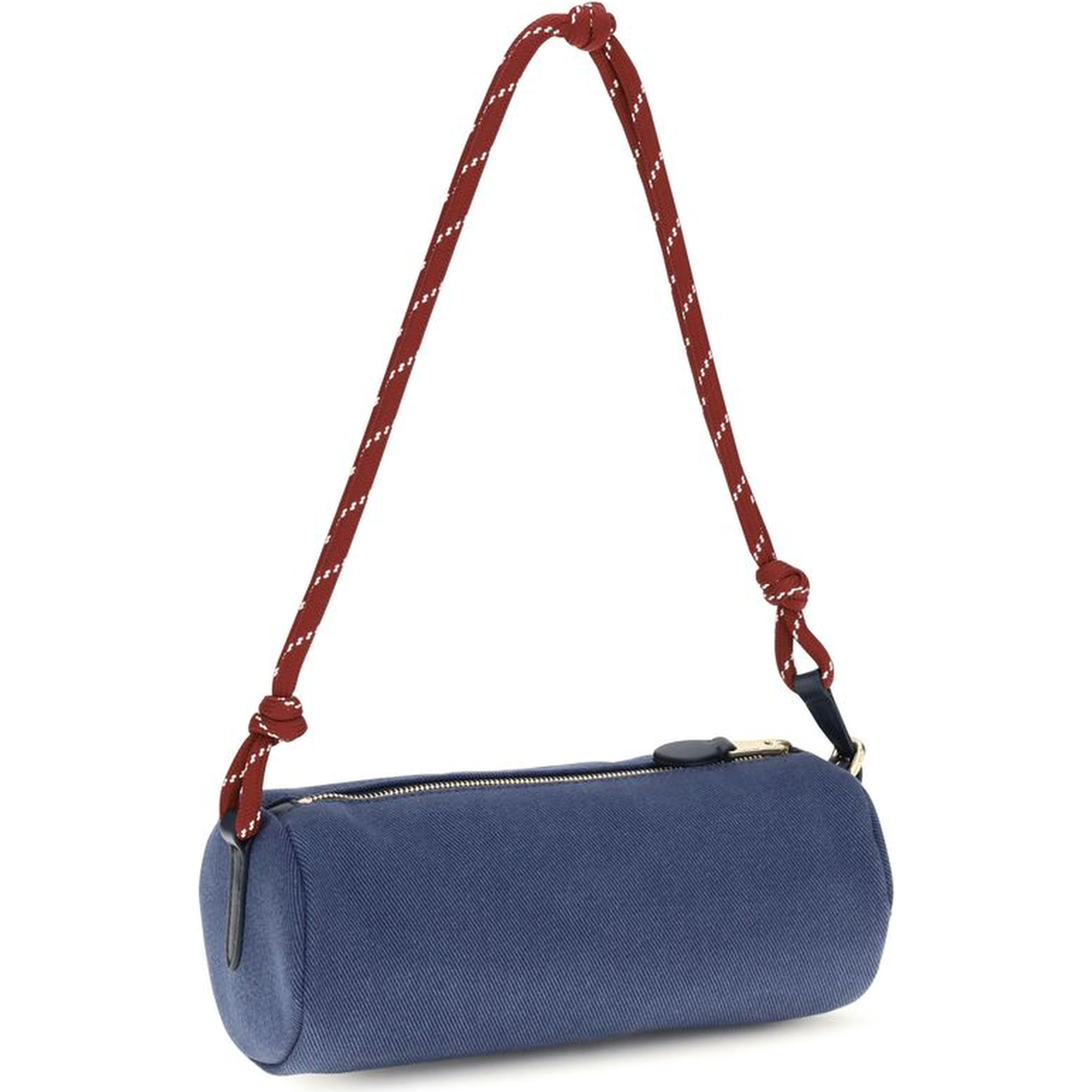 Blue Cotton Shoulder Bag