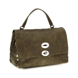 Brown Suede Leather Shoulder Bag
