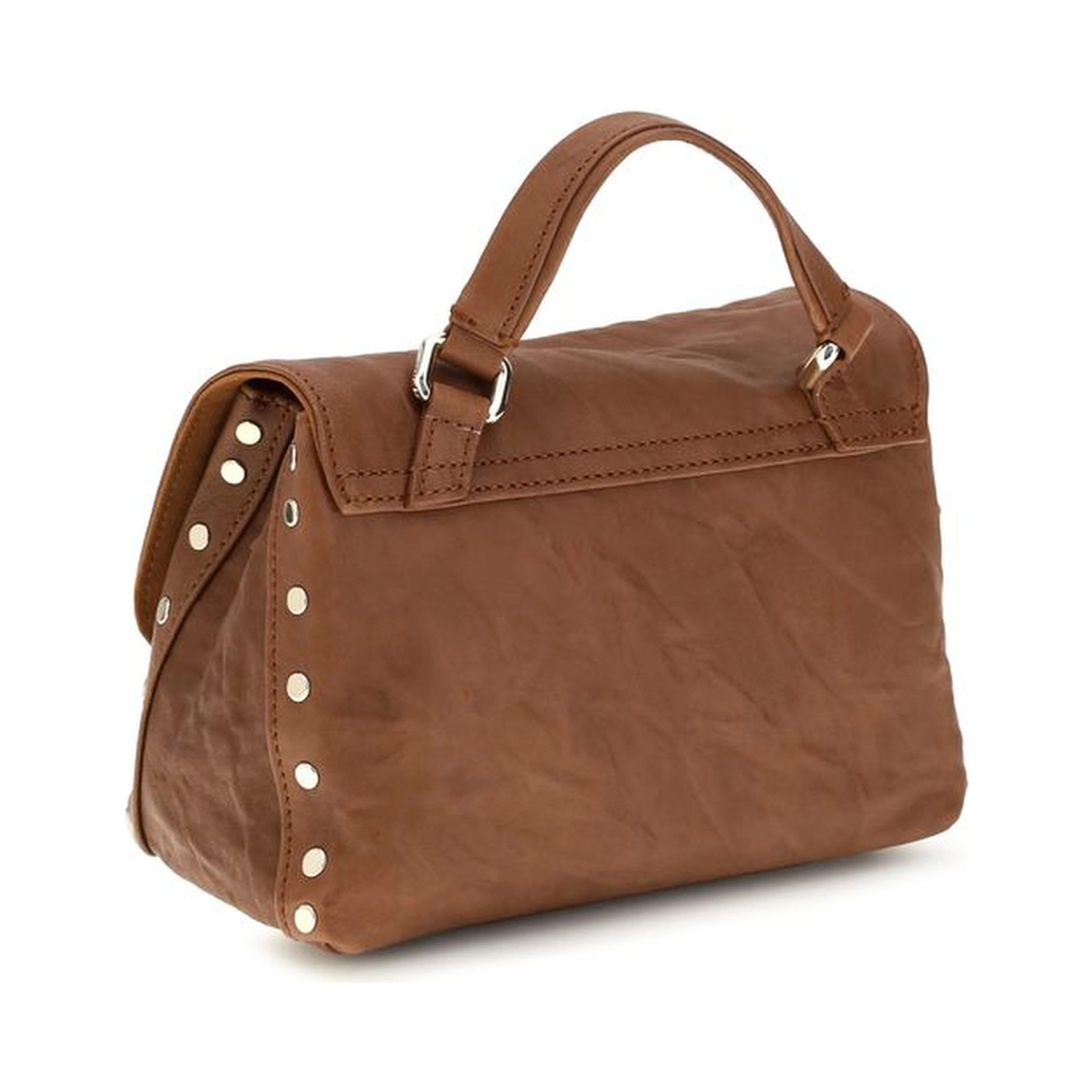 Brown Suede Leather Shoulder Bag