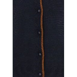 Blue Silk Cardigan