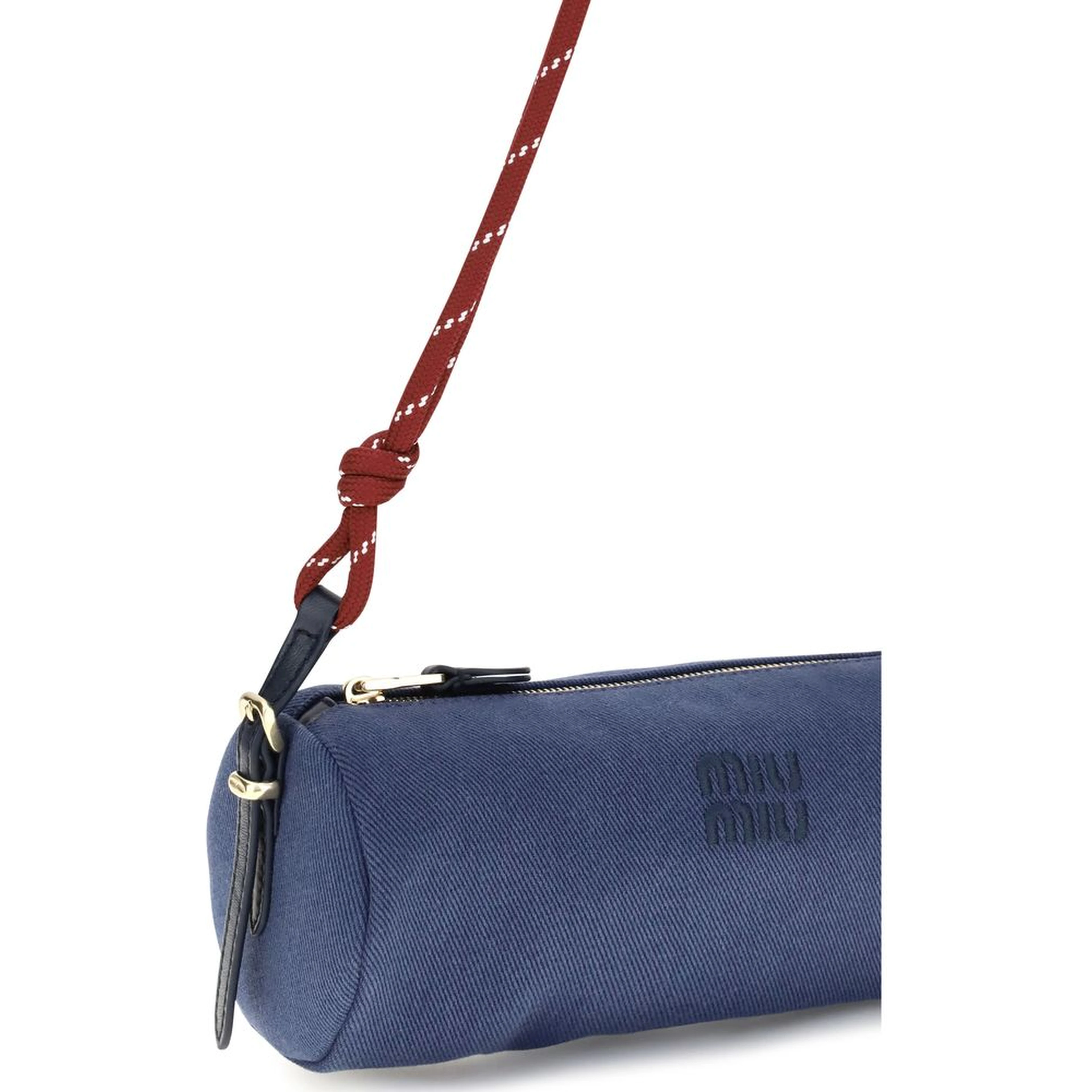 Blue Cotton Shoulder Bag