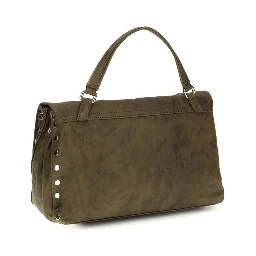 Brown Suede Leather Shoulder Bag